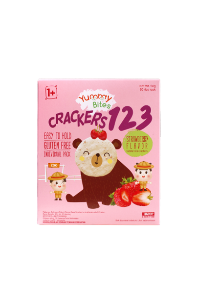 Bundle of 2 - Yummy Bites Rice Cracker 123